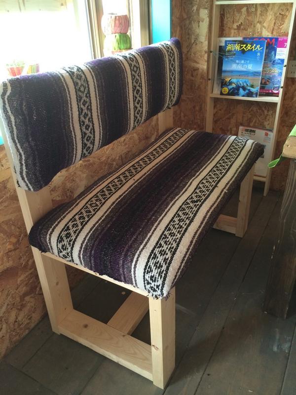 手作りベンチ・テーブル作成_1